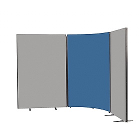 BusyScreen ColourPlus Floor Standing Corner Partition Screens