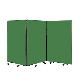 BusyScreen ColourPlus Triple Mobile Partition Screens