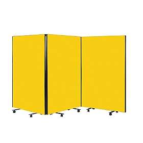 BusyScreen ColourPlus Triple Mobile Partition Screens