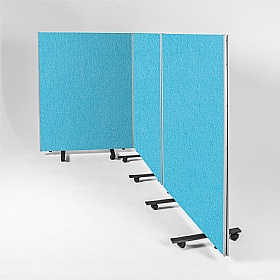 BusyScreen ColourPlus Triple Mobile Partition Screens