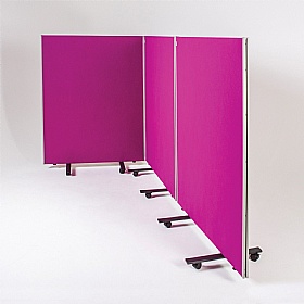 BusyScreen ColourPlus Triple Mobile Partition Screens