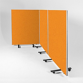 BusyScreen ColourPlus Triple Mobile Partition Screens