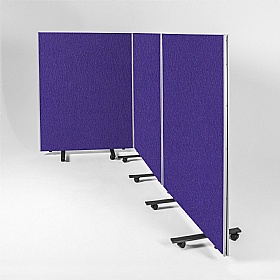 BusyScreen ColourPlus Triple Mobile Partition Screens