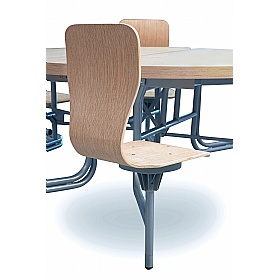 12 Seat Primo Rectangular Mobile Folding Table with Chairs