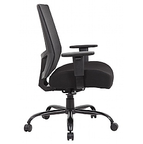 Isla 27 Stone Bariatric Mesh Office Chair