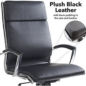 Florence High Back Bonded Leather Executive Office Chair