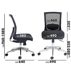 Gemini Mesh Office Chairs