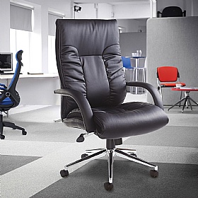 Derby High Back Bonded Leather Executive Office Chair