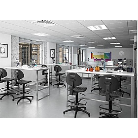 Prema PU Wipe Clean Draughtsman Chair