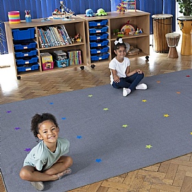 Essentials Rainbow Stars Placement Carpet