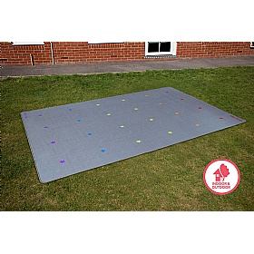 Essentials Rainbow Stars Placement Carpet - School Furniture