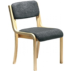 Prague Wooden Frame Stacking Office Chairs