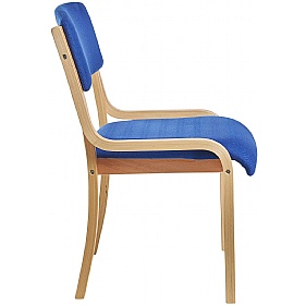 Prague Wooden Frame Stacking Office Chairs