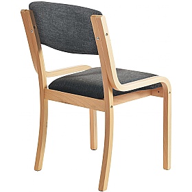 Prague Wooden Frame Stacking Office Chairs