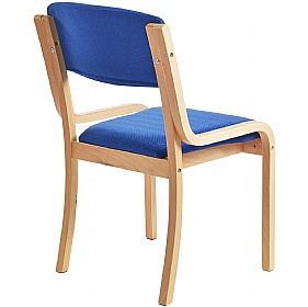 Prague Wooden Frame Stacking Office Chairs