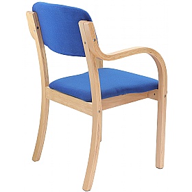 Prague Wooden Frame Stacking Office Armchairs
