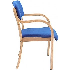 Prague Wooden Frame Stacking Office Armchairs
