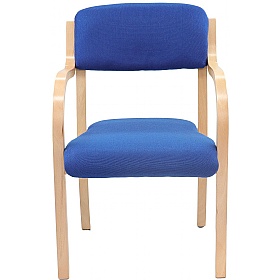 Prague Wooden Frame Stacking Office Armchairs