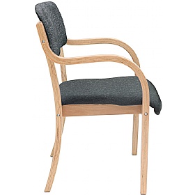 Prague Wooden Frame Stacking Office Armchairs