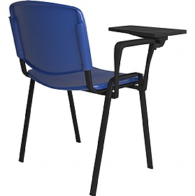 Taurus Plastic Stacking Canteen Chairs with Writing Tablet