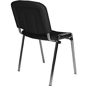 Taurus Chrome Frame Stacking Conference Chairs - Pack of 4