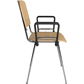 Taurus Wooden Bistro Chair with Arms - Pack of 4