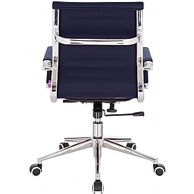 Aura Contemporary Medium Back Bonded Leather Executive Office Chairs - Office Chairs