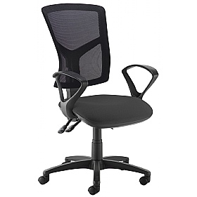 Senza 3-Lever Mesh Operator Chairs