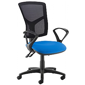 Senza 3-Lever Mesh Operator Chairs