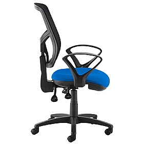 Senza 3-Lever Mesh Operator Chairs