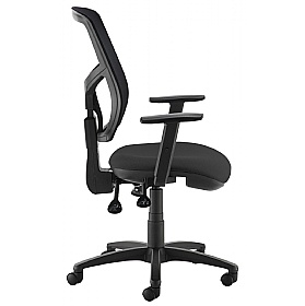 Senza 3-Lever Mesh Operator Chairs