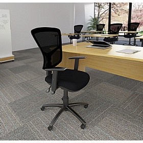 Senza 3-Lever Mesh Operator Chairs