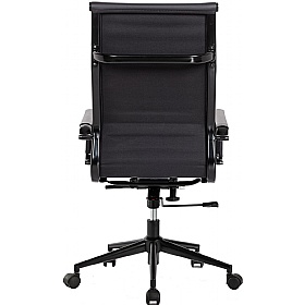 Aura Noir High Back Bonded Leather Executive Office Chairs
