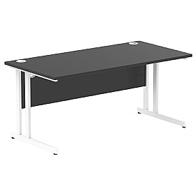 Eclipse Black Rectangular Office Desks