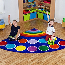 Rainbow Corner Placement Carpet