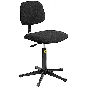 ESD Static Dissipative Fabric Chairs with Glides