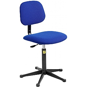 ESD Static Dissipative Fabric Chairs with Glides
