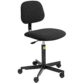 ESD Static Dissipative Fabric Chairs with Castors