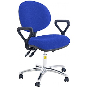 ESD Static Dissipative Deluxe Ergonomic Fabric Chairs