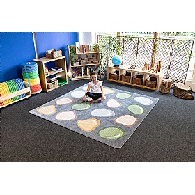 Natural World Carved Pebble Placement Mat