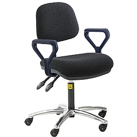 ESD Static Dissipative Ergonomic Fabric Chairs