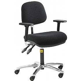 ESD Static Dissipative Ergonomic Fabric Chairs