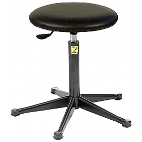 ESD Static Dissipative Vinyl Stools with Glides