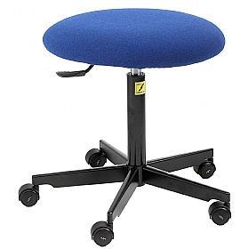 ESD Static Dissipative Fabric Stools with Castors