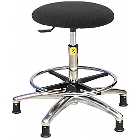 ESD Static Dissipative Fabric Draughtsman Stools