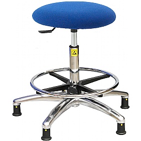 ESD Static Dissipative Fabric Draughtsman Stools