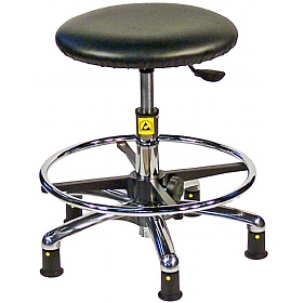 ESD Static Dissipative Vinyl Draughtsman Stools