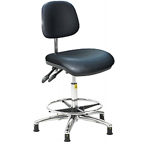 ESD Static Dissipative Ergonomic Vinyl Draughtsman Plus Chairs