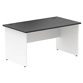 Tuxedo Black Panel End Rectangular Office Desks