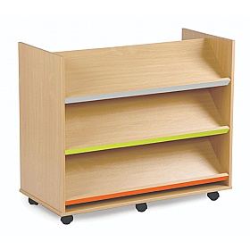 Bubblegum Mobile Double Sided Bookcase